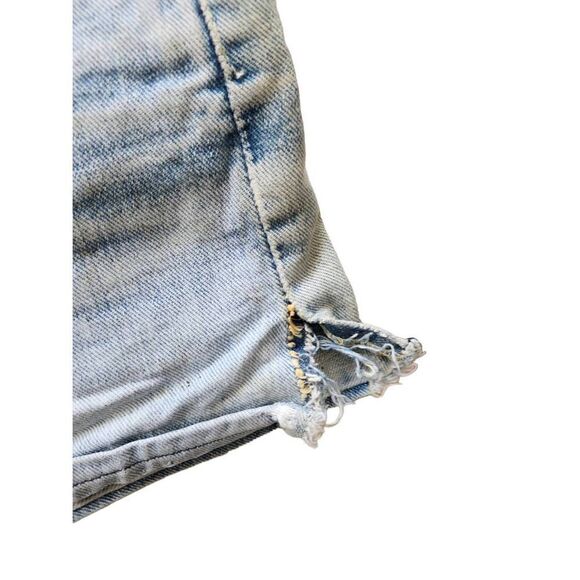 70s Distressed LEE Rider Denim Cutoffs Shorts Jean Vintage - Picture 3 of 9